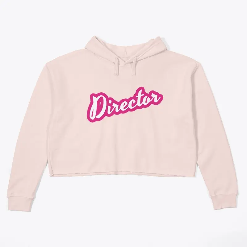 Hi director! cropped hoodie